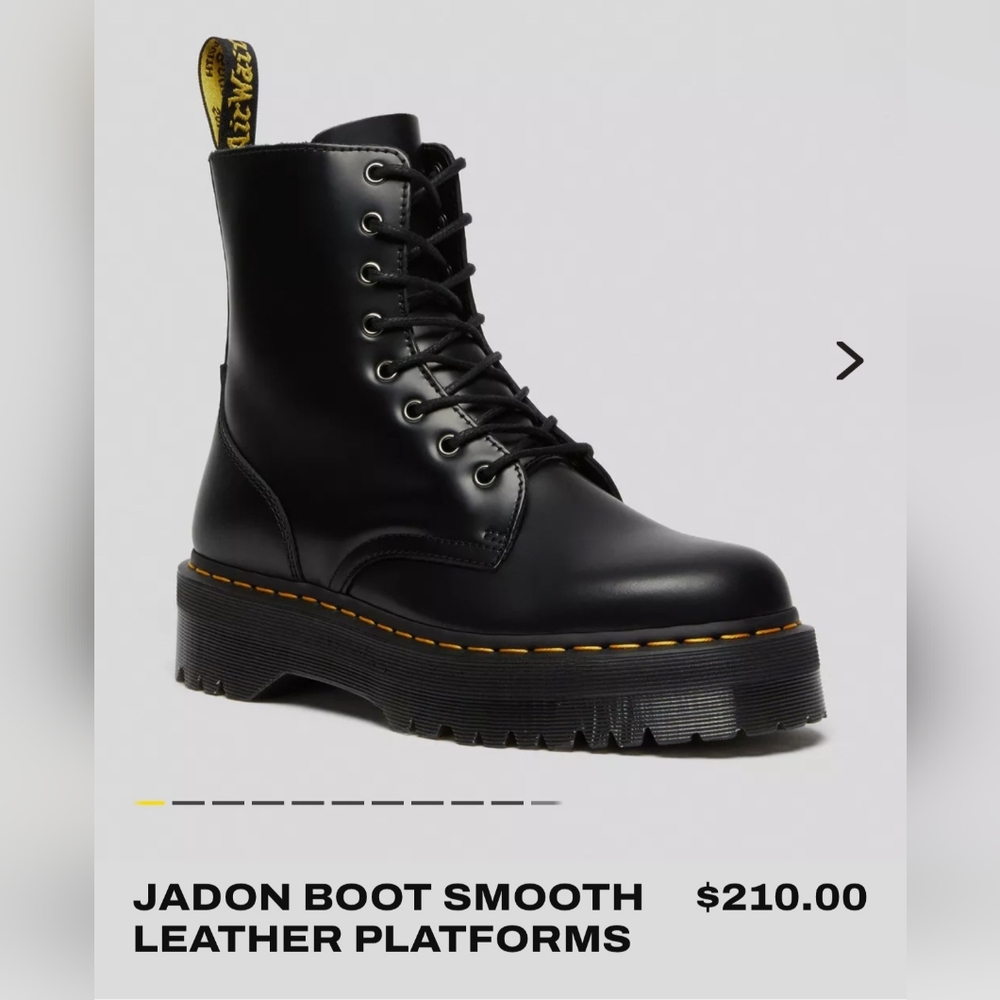 Dr. Martens Jadon Smooth Leather Platform Boot